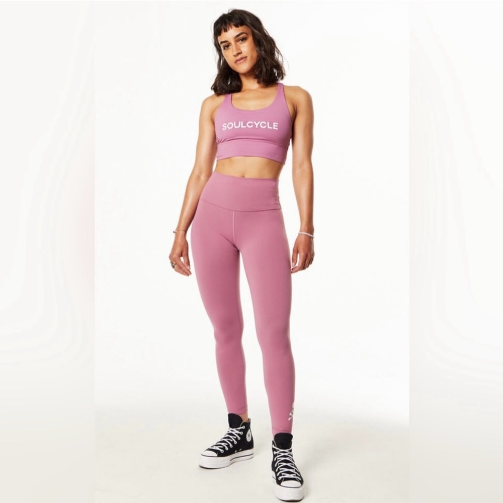 SoulCycle x LULULEMON Wunder Train HR Pant 25” - Velvet Dust (Sz 10)